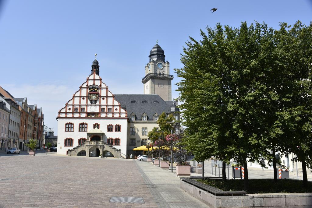 Hotel Garni Am Klostermarkt Plauen Bagian luar foto